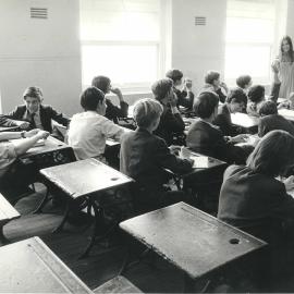 Main building classroom, c 1970