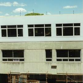 Construction of the senior study centre, 1995