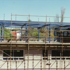 Construction of the senior study centre, 1995