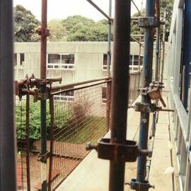 Construction of the senior study centre, 1995