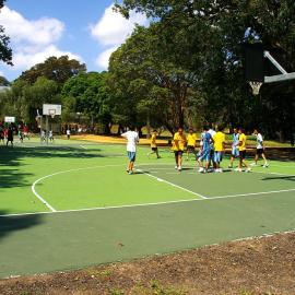 Basketball courts, 2007