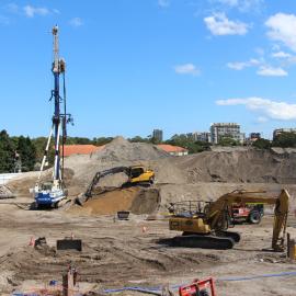 Light rail construction, 2017