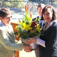 Opening of the refurbished tennis courts, 2006