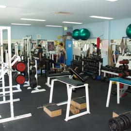 The Alan May weights room, 2006