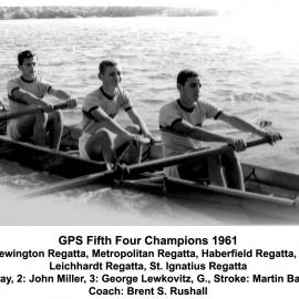 Rowing 5th IV 1961