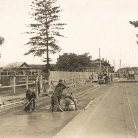 Moore Park in front of Sydney High School, 1927
