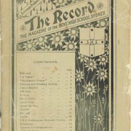 The Record, Vol 1 No 1, December 1909