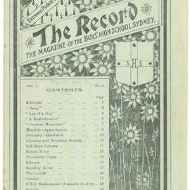 The Record, Vol 1 No 2, March 1910