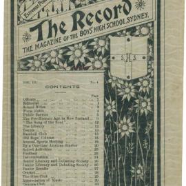 The Record, Vol 3 No 4, October 1912