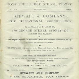 The Chronicle, Vol 1 No 4, September 1888