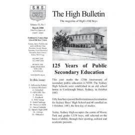 The High Bulletin, Vol 53 No 1, March 2008