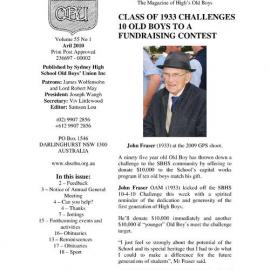 The High Bulletin, Vol 55 No 1, April 2010