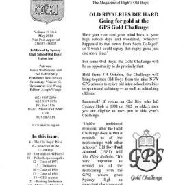 The High Bulletin, Vol 59 No 1, May 2014