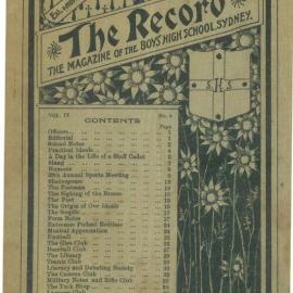 The Record, Vol 4 No 4, September 1913