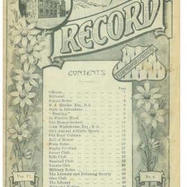 The Record, Vol 6 No 4, September 1915