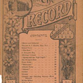 The Record, Vol 10 No 1, December 1918