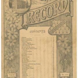 The Record, Vol 11 No 3-4, September 1920