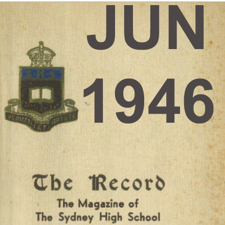 The Record, Vol 38 No 1, June 1946