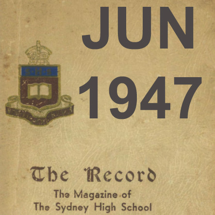 The Record, Vol 39 No 1, June 1947