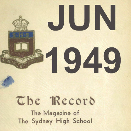 The Record, Vol 41 No 1, June 1949