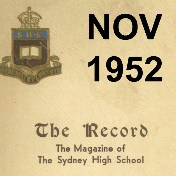The Record, Vol 44, November 1952