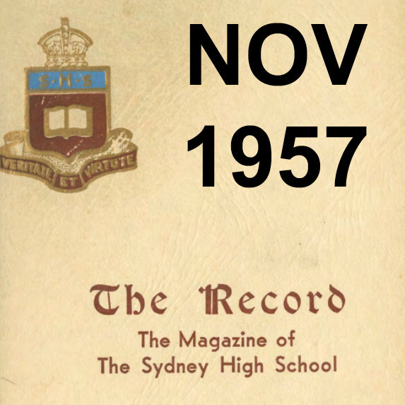 The Record, Vol 47, November 1957