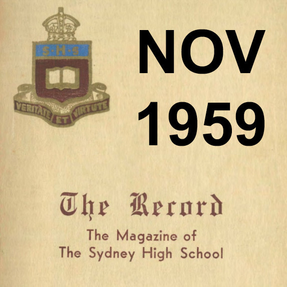 The Record, Vol 49, November 1959