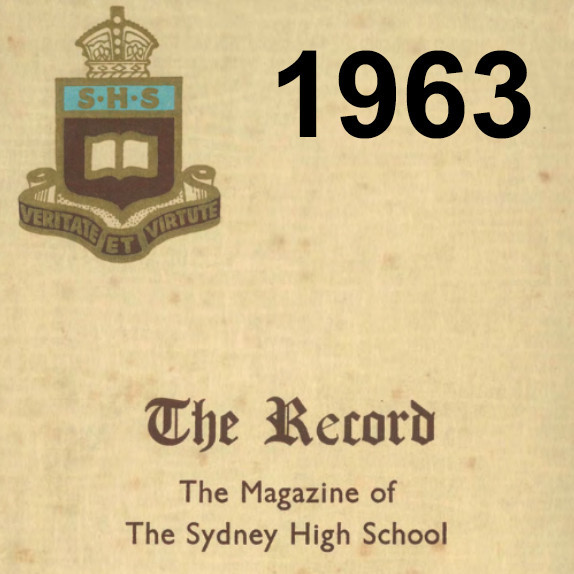 The Record, Vol 53, November 1963