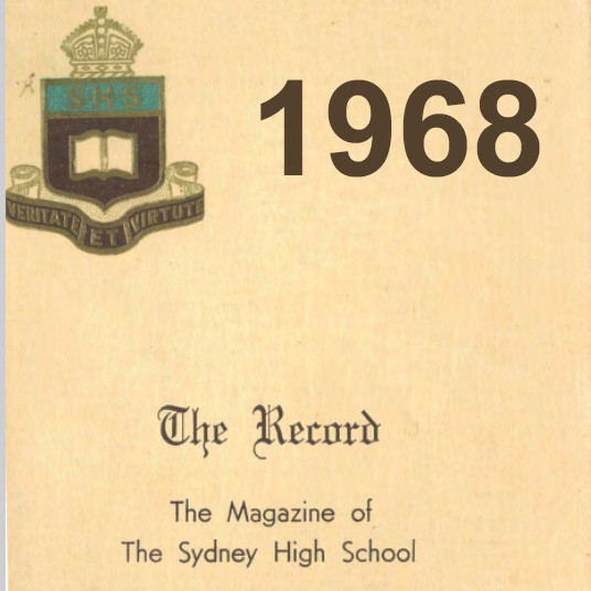 The Record, Vol 58, November 1968