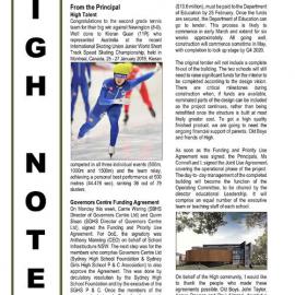 High Notes, Vol 20 No 2, 8 February 2019