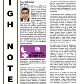 High Notes, Vol 20 No 6, 8 March 2019