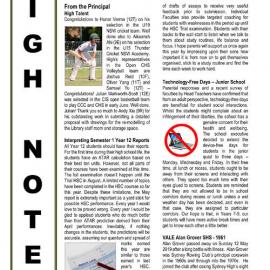 High Notes, Vol 20 No 14, 17 May 2019