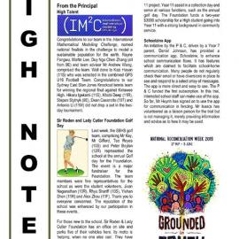 High Notes, Vol 20 No 16, 31 May 2019