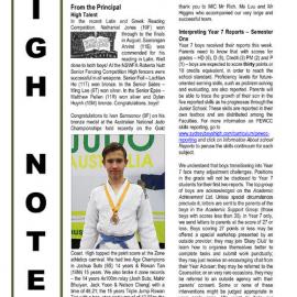 High Notes, Vol 20 No 18, 14 June 2019