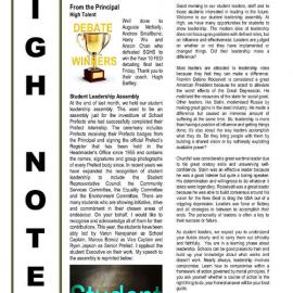 High Notes, Vol 20 No 19, 21 June 2019