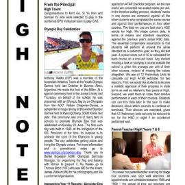 High Notes, Vol 20 No 20, 28 June 2019