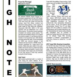 High Notes, Vol 20 No 22, 26 July 2019