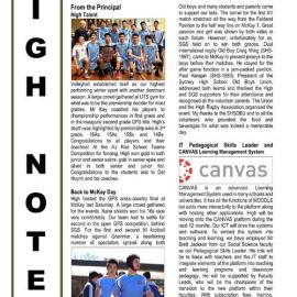 High Notes, Vol 20 No 25, 16 August 2019