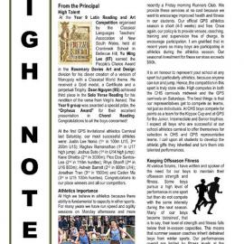 High Notes, Vol 20 No 26, 23 August 2019