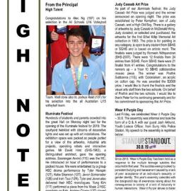 High Notes, Vol 20 No 28, 6 September 2019