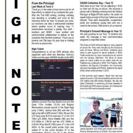High Notes, Vol 20 No 31, 27 September 2019