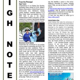 High Notes, Vol 20 No 33, 25 October 2019
