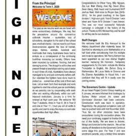 High Notes, Vol 21 No 1, 31 January 2020