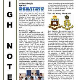 High Notes, Vol 21 No 20, 26 June 2020