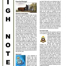 High Notes, Vol 21 No 23, 31 July 2020