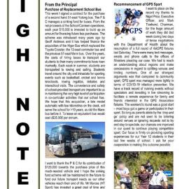 High Notes, Vol 21 No 28, 4 September 2020