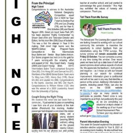 High Notes, Vol 21 No 30, 18 September 2020