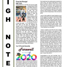 High Notes, Vol 21 No 31, 25 September 2020
