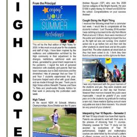 High Notes, Vol 21 No 40, 11 December 2020