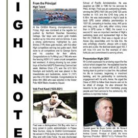 High Notes, Vol 22 No 3, 19 February 2021